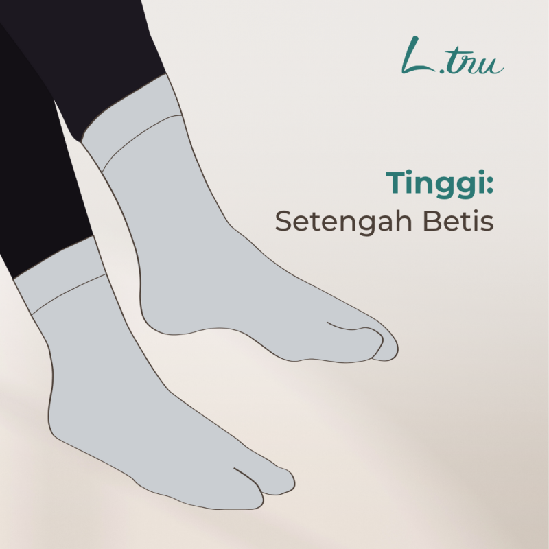 L.tru - Kaos Kaki Jempol anti Slip