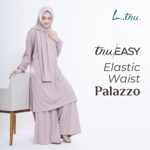 L.tru – Celana Palazzo Elastic Waistband
