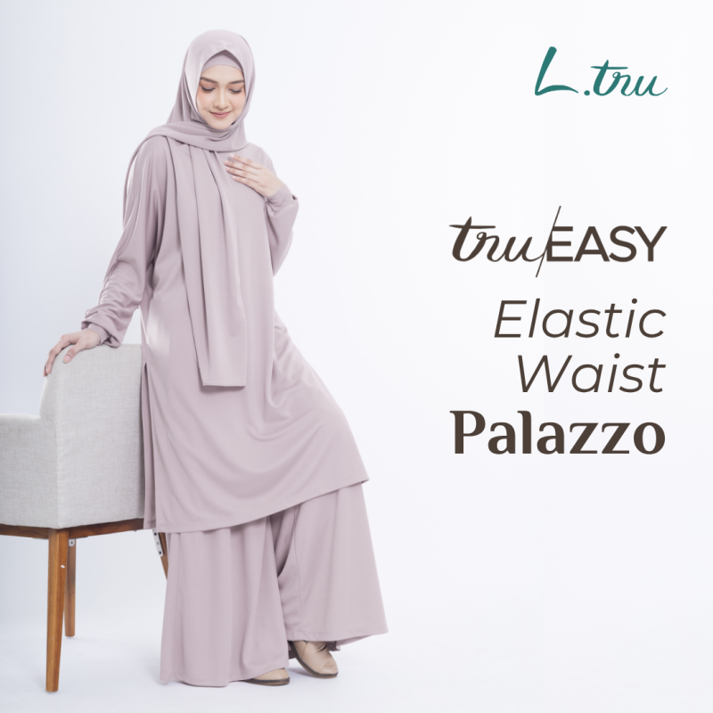 46 L.tru – Celana Palazzo Elastic Waistband