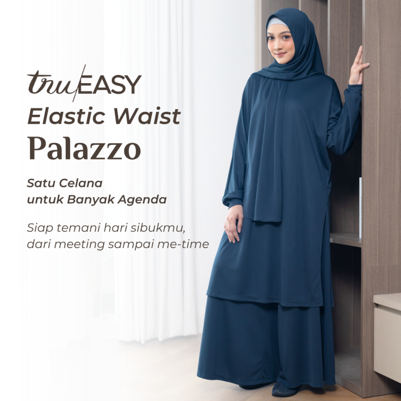 50 L.tru – Celana Palazzo Elastic Waistband