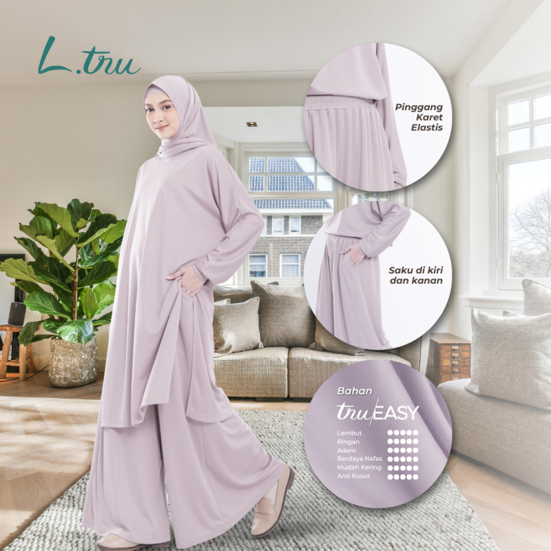 52 L.tru – Celana Palazzo Elastic Waistband