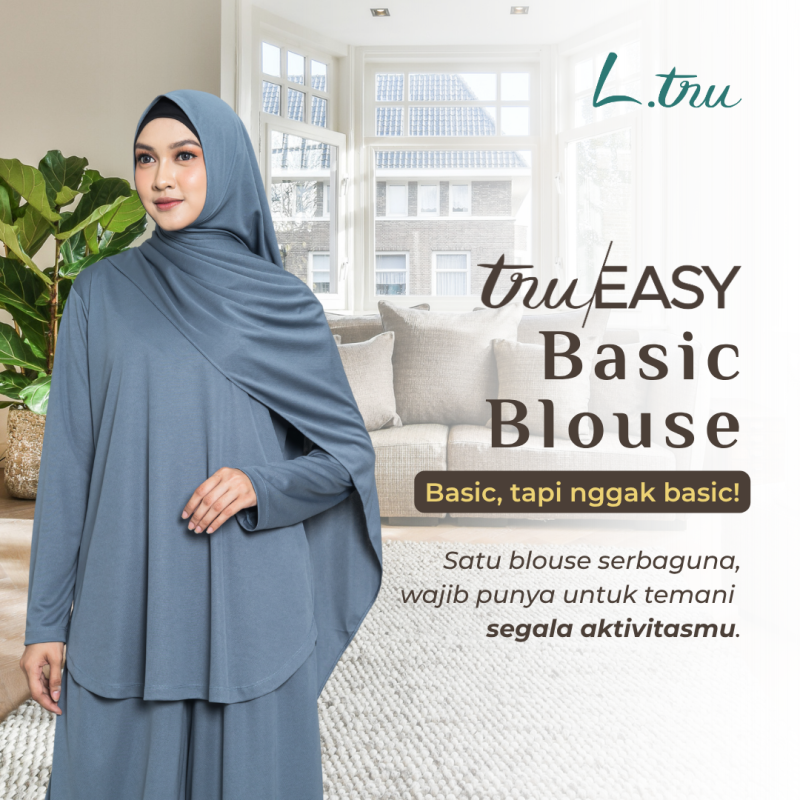 Blouse Basic Kaos Premium Blouse Basic Kaos Premium