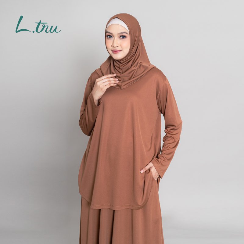 Blouse-Caramel-2 L.tru – Blouse Basic truEasy Kaos Premium