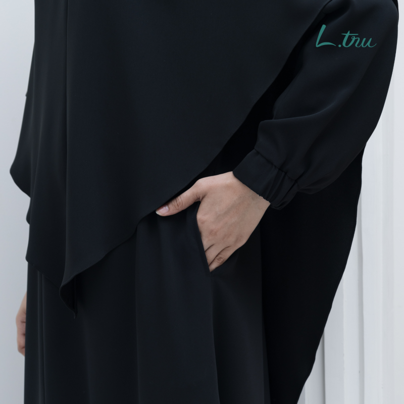 L.tru - Set Gamis Umroh Premium anti UV