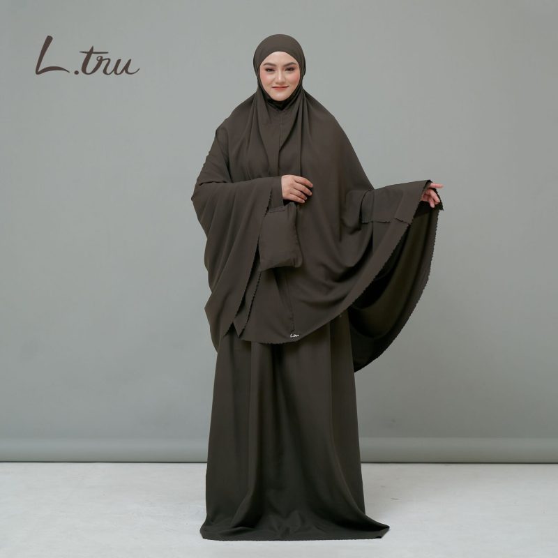 L_tru_–_Mukena_Travel_2_Piece_Leaf_Cut_Finish_Mukena_Adem_Traveling L.tru - Mukena Daily
