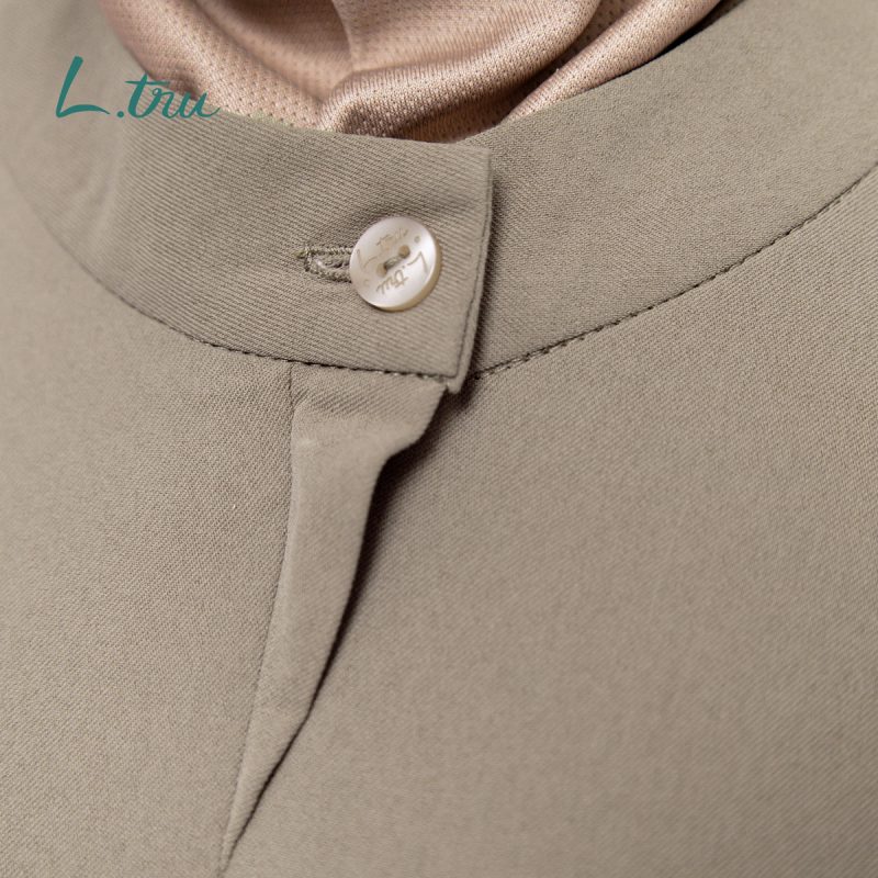 Sleek-Dress-Cofee-Milk-d L.tru - Set Sleek Gamis Premium anti UV