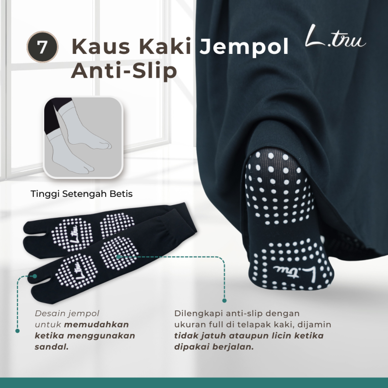 L.tru - Kaos Kaki Jempol anti Slip