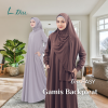 L.tru - Set Gamis Kaos anti Ketat I Set Backpleats truEasy