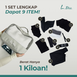 L.tru – Set Ihrom Wanita Lengkap untuk Haji & Umroh Wanita