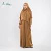 L.tru - Set Gamis Kaos anti Ketat I Set Backpleats truEasy