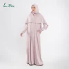 L.tru - Set Gamis Kaos anti Ketat I Set Backpleats truEasy