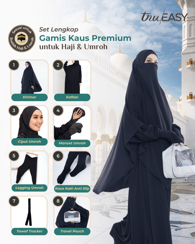 L.tru - truEasy Hajj & Umroh Set Ihrom Lengkap