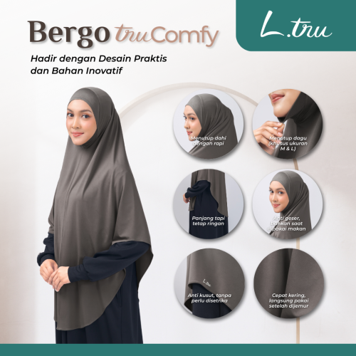 Bergo truComfy tersedia 3 ukuran