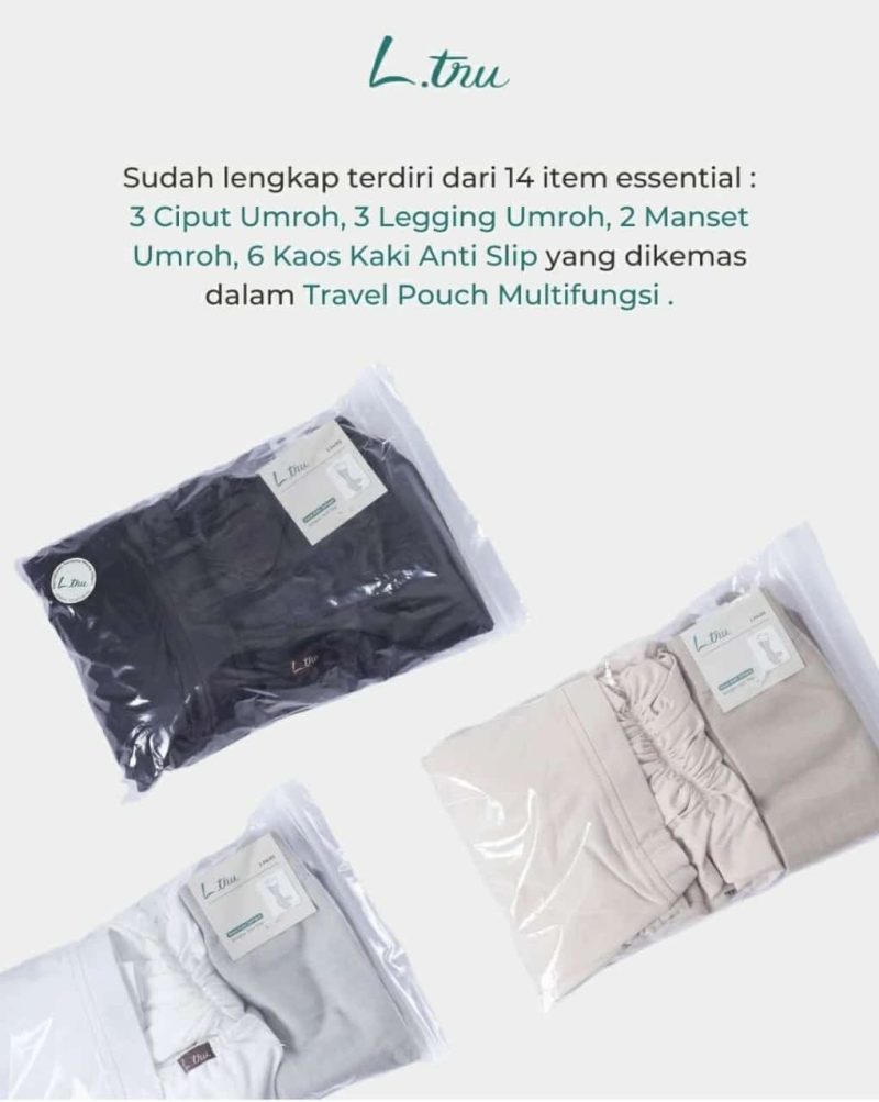L.tru - Paket Lengkap Essentials Haji & Umroh | Gift Set