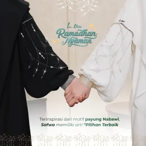 L.tru – Gamis Rib Puff Safwa | Special Ramadhan