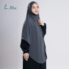 L.tru - Bergo Dagu Long | Jilbab Instan Strecth | Bergo Strechy Daily Long