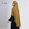 L.tru - Bergo Dagu Long | Jilbab Instan Strecth | Bergo Strechy Daily Long