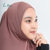 L.tru - Bergo Dagu Long | Jilbab Instan Strecth | Bergo Strechy Daily Long