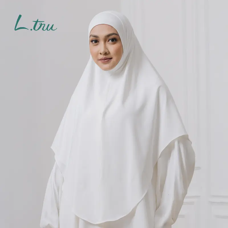 Bergo-Trucomfy-Off-White-Medium-1 L.tru - Bergo Dagu Medium | Bergo Daily truComfy