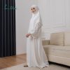 Safwa-Rib-Puff-White-4 L.tru - Gamis Rib Puff Safwa | Special Ramadhan