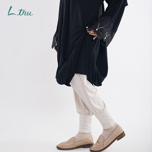 Abaya 2in1 Safwa Embroidery Black 6 (1) L.tru - Set Abaya Embroidery 2in1 | truEasy Series | Limited Edition