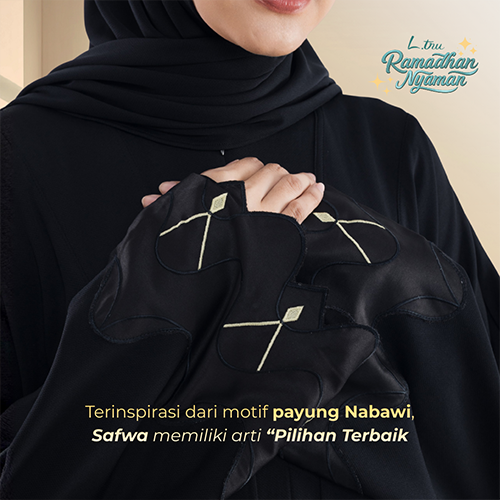 Shopee Decor+Etalase - 74 L.tru - Set Abaya Embroidery 2in1 | truEasy Series | Limited Edition