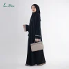 L.tru - Abaya Safwa Lace | Dress Abaya + Pashmina Instan All Size Resleting Depan | Bahan Trueasy Adem Anti Kusut