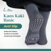 L.tru - Kaus Kaki Basic Anti Slip Premium Wanita | Anti Bakteri Nyaman untuk Umroh & Haji