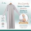 18 (1) L.tru - Inner Gamis Muslimah Nyaman dengan Fitur Lubang Jempol | Inner Dress Wanita Muslim | Inner Gamis Umroh & Haji