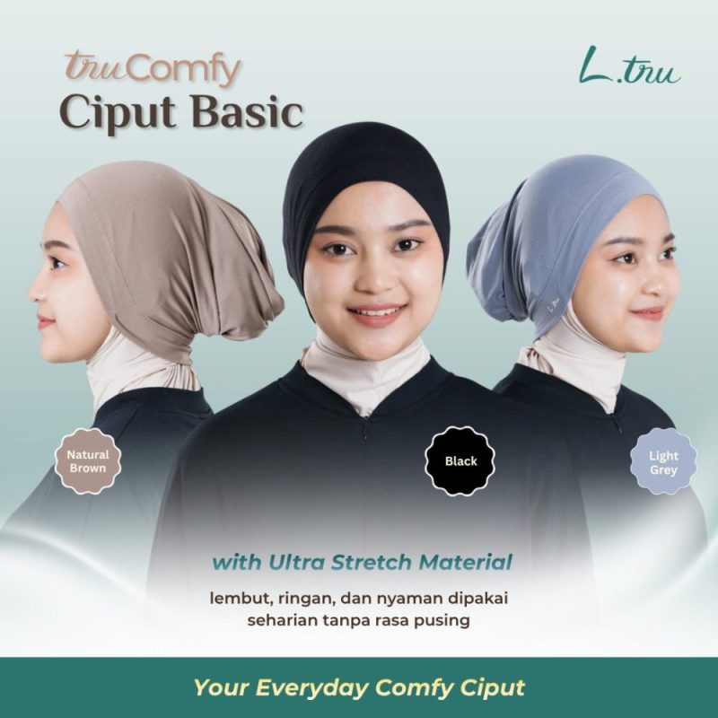 L.tru - TruComfy Ciput Basic | Inner Hijab Nyaman