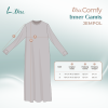 21 L.tru - Inner Gamis Muslimah Nyaman dengan Fitur Lubang Jempol | Inner Dress Wanita Muslim | Inner Gamis Umroh & Haji