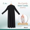 75 L.tru - Inner Gamis Muslimah Nyaman dengan Fitur Lubang Jempol | Inner Dress Wanita Muslim | Inner Gamis Umroh & Haji