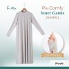 81 L.tru - Inner Gamis Muslimah Nyaman dengan Fitur Lubang Jempol | Inner Dress Wanita Muslim | Inner Gamis Umroh & Haji