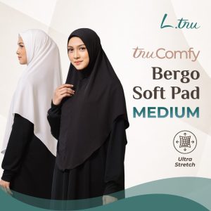 truComfy Bergo Soft Pad Medium – Coverage Lebih Panjang, Adem & Auto Tirus